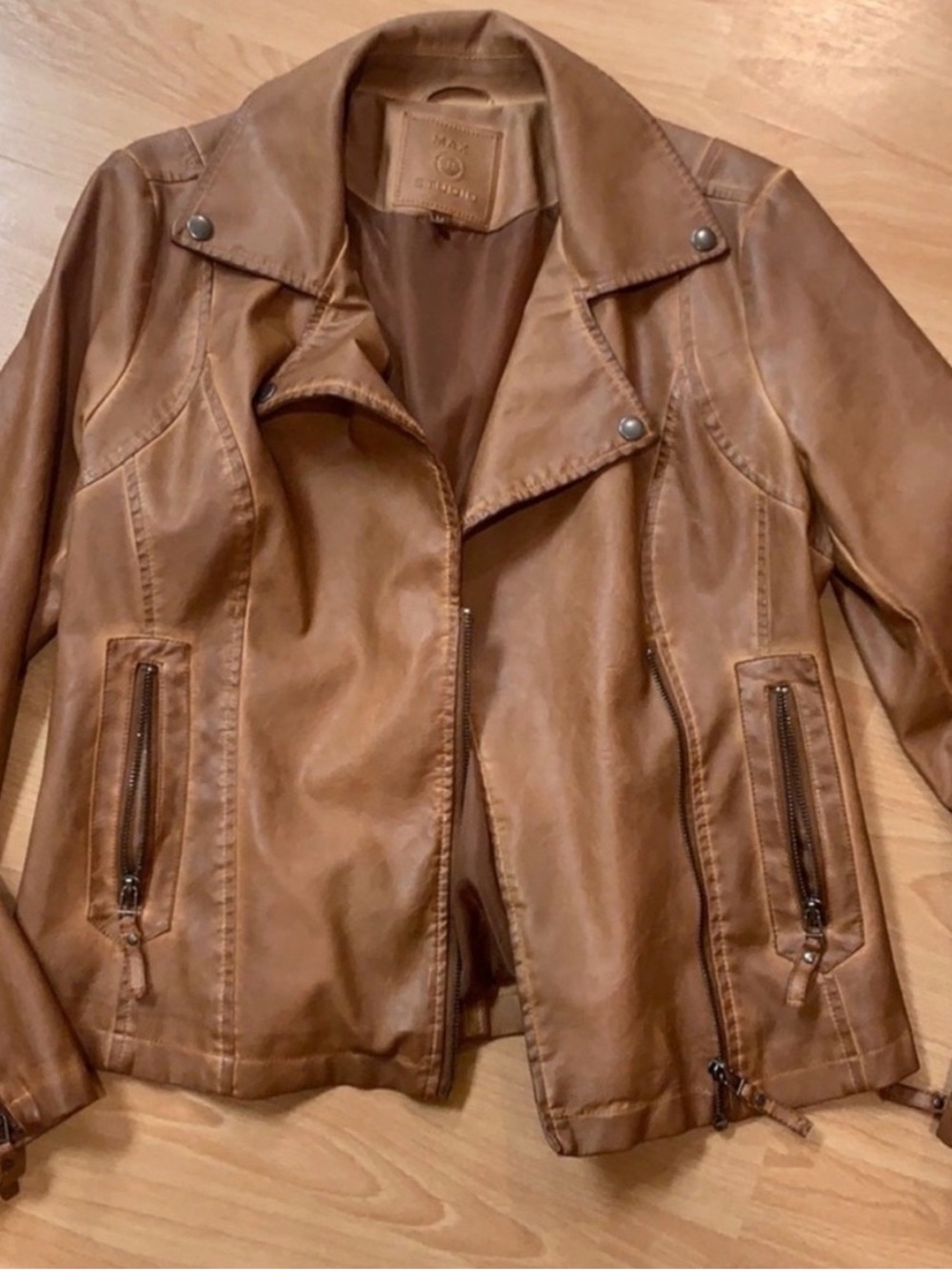Max Studio Leather Jacket